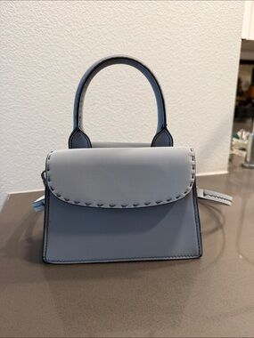 Zara Classic Top-Handle Women's Satchel - Light blue